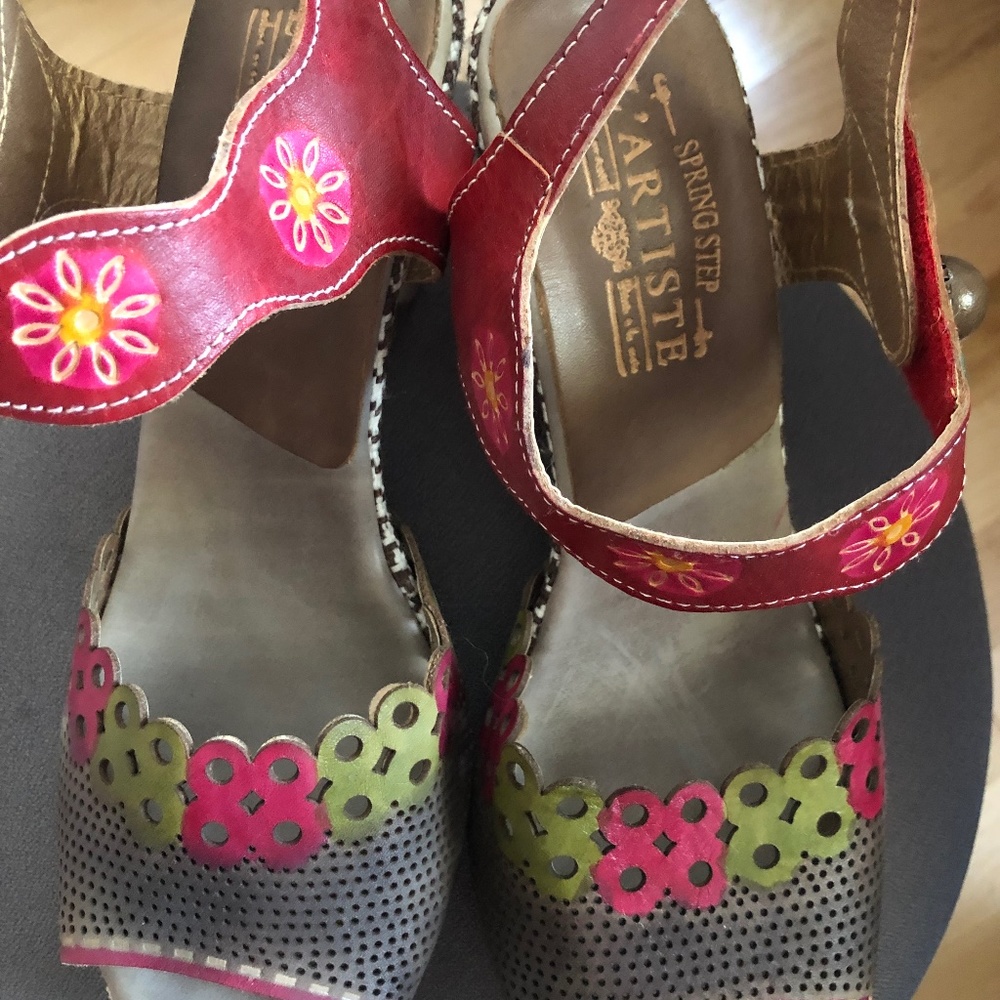 Size 40 L’Artiste Leather Jive by Spring Step